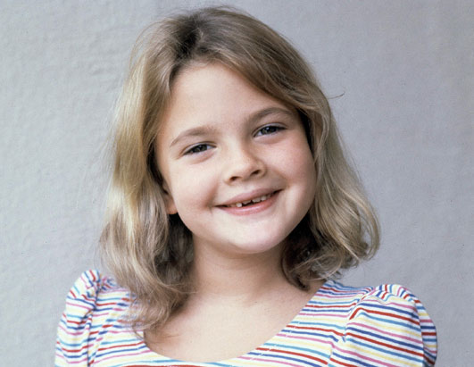 drew barrymore as a child